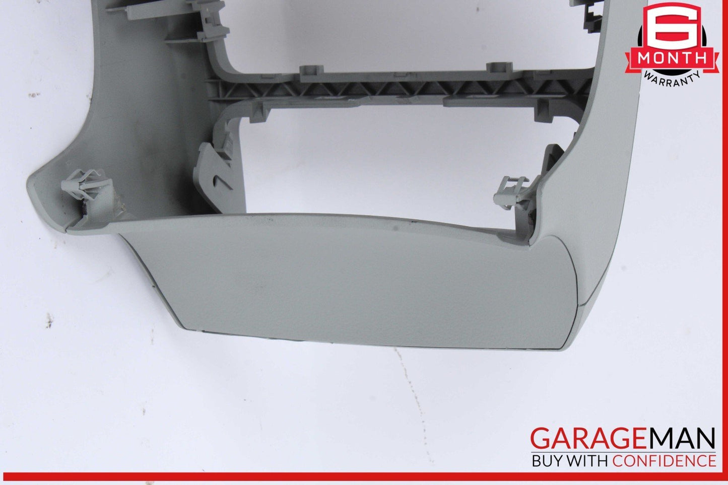 12-18 Audi A6 A7 S6 Rear Climate Control Trim Panel w/ Power Outlet Gray OEM