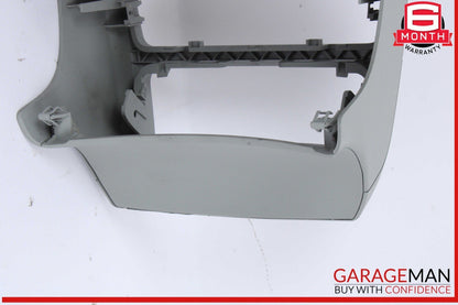12-18 Audi A6 A7 S6 Rear Climate Control Trim Panel w/ Power Outlet Gray OEM