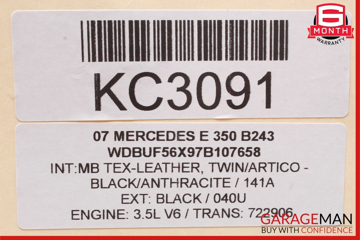 03-12 Mercedes W211 E350 E550 ML350 Front Right Seat Control Module OEM