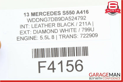 10-13 Mercedes W221 S550 S65 AMG Front Right Side Seat Occupant Sensor Module