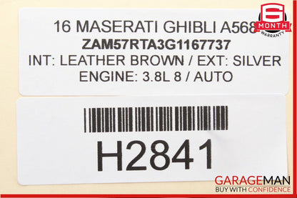 14-17 Maserati Ghibli Rear Right Passenger Side Exhaust Muffler Tip Pipe OEM