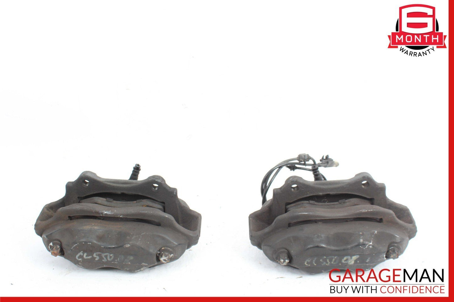 07-14 Mercedes W221 S550 CL550 Front Right & Left Brake Caliper Calipers Set OEM