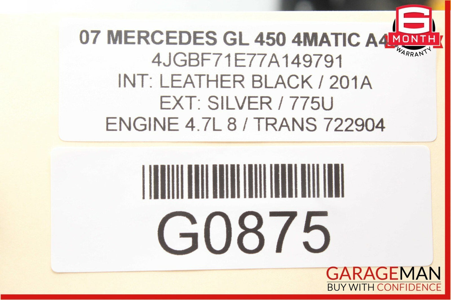 03-11 Mercedes X164 GL450 CLS500 E550 E350 Front Left Seat Control Module OEM