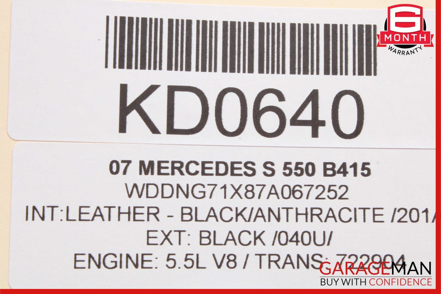 07-13 Mercedes W221 S550 CL600 Front Left Seat Adjust Controller Switch Set