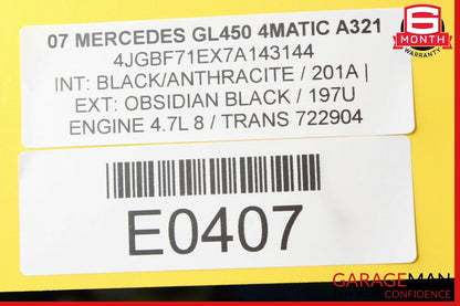 06-12 Mercedes X164 GL450 Front Right Passenger Door Control Module OEM
