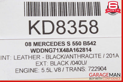 07-10 Mercedes W221 S550 CL500 CL550 Steering Wheel Airbag Air Bag Black OEM