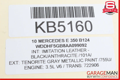 08-17 Mercedes E350 C350 Trunk Lid Latch Lock Actuator w/ Cylinder Lock Latch