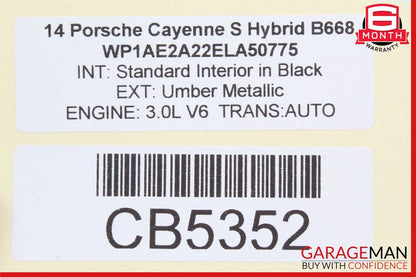 11-18 Porsche Cayenne 958 Hybrid S Parking Buzzer Sensor Speaker 7PP035709A OEM