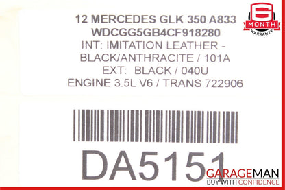 08-16 Mercedes X204 GLK350 C250 C350 Rear Left Side Door Lock Latch Actuator OEM