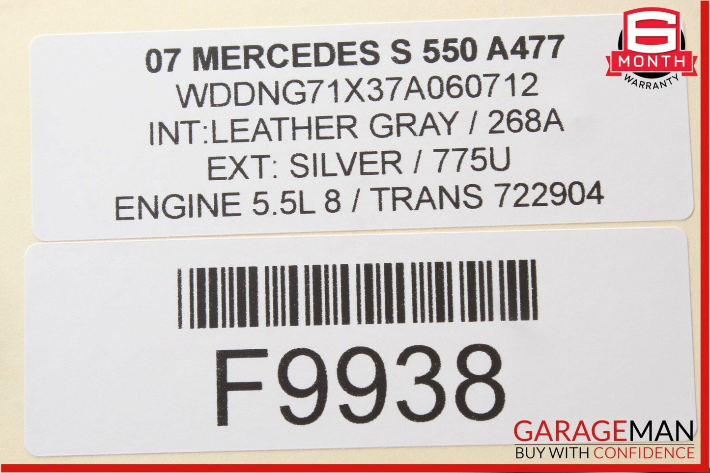 07-09 Mercedes W221 S550 S65 AMG CL550 Sirius Satellite Radio Receiver Module
