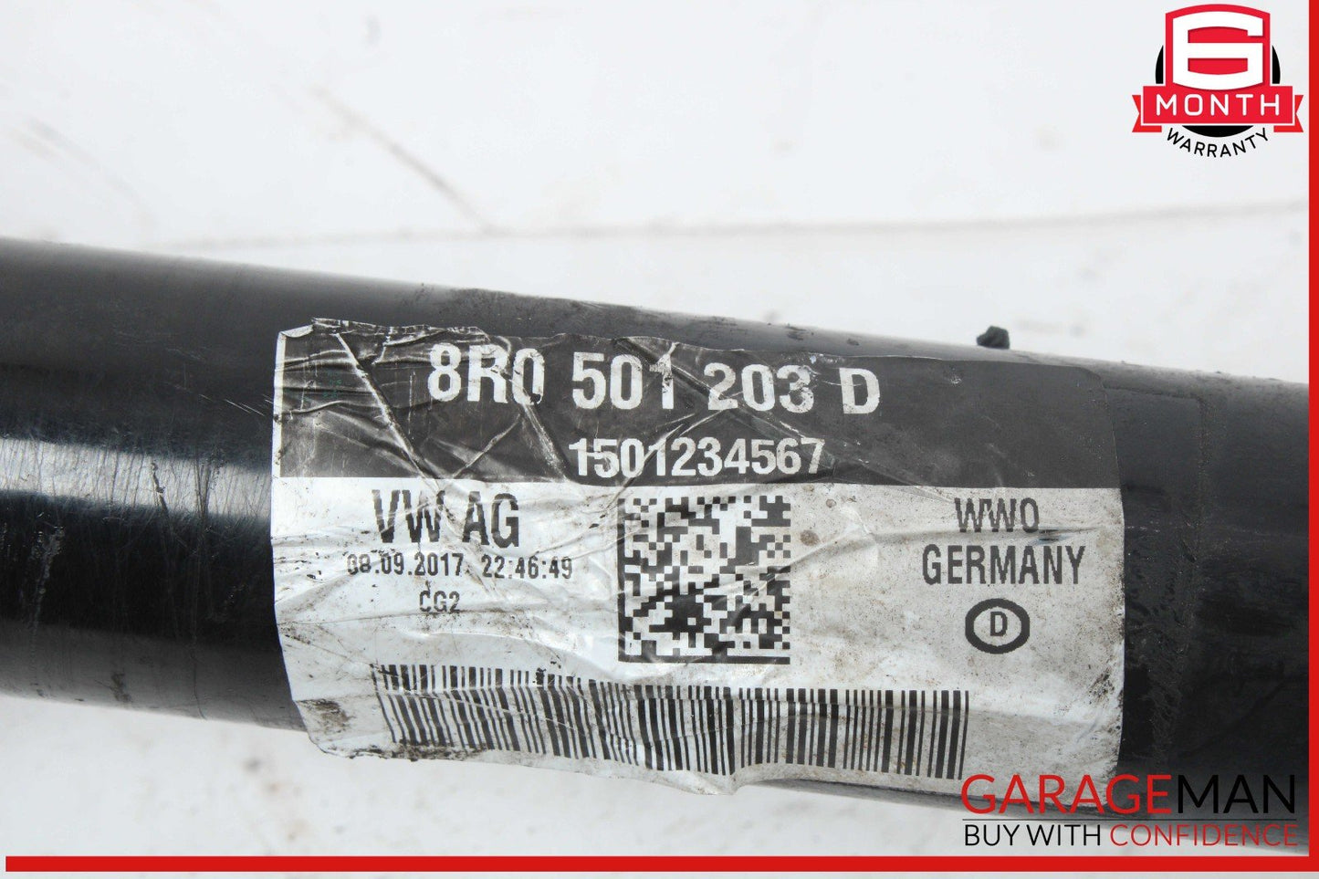11-17 Audi S6 S7 A8 Rear Left CV Axle Shaft 8R0501203 OEM