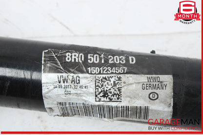 11-17 Audi S6 S7 A8 Rear Left CV Axle Shaft 8R0501203 OEM