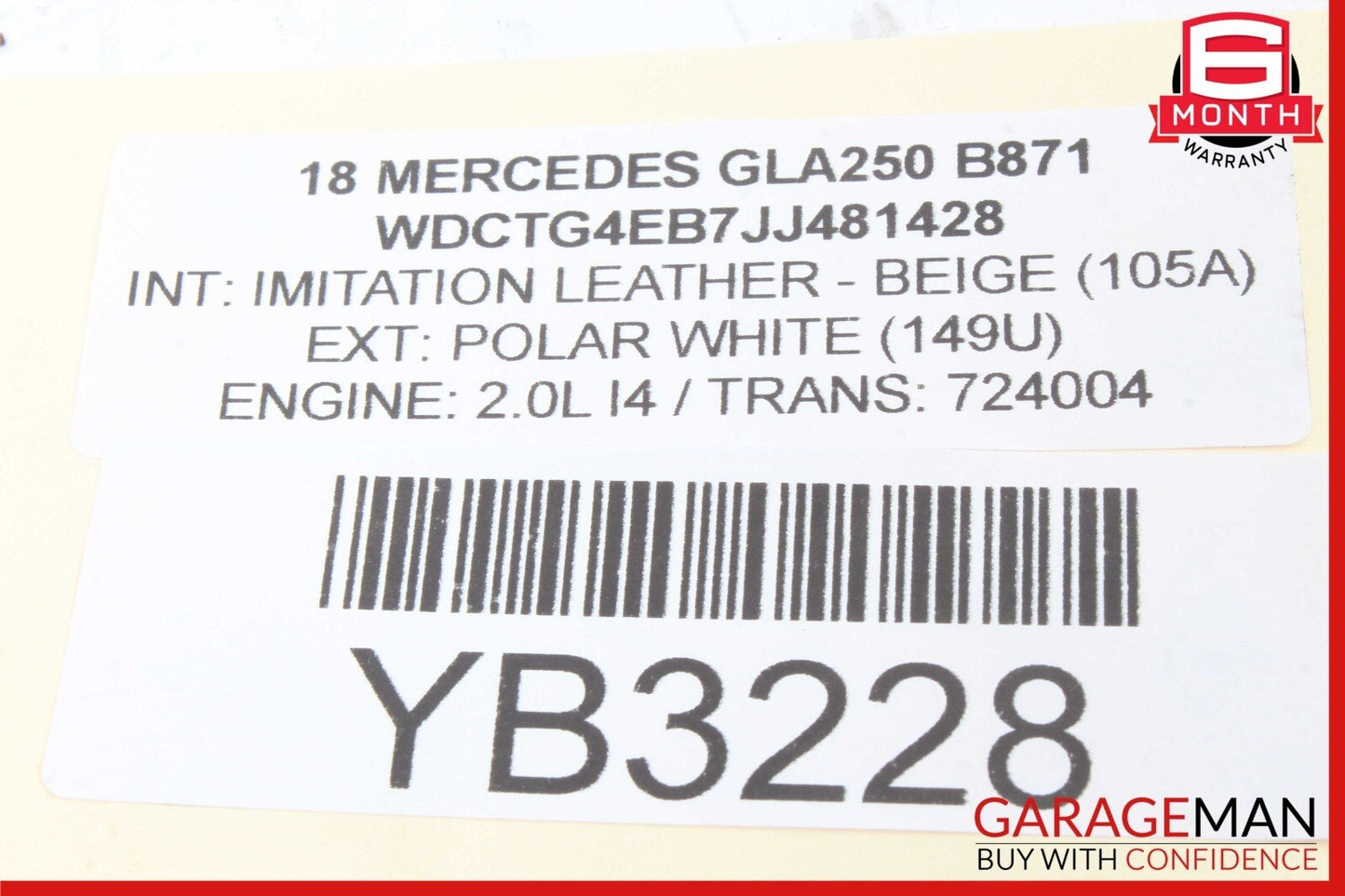 14-19 Mercedes X156 GLA250 Rear Left Side Spindle Knuckle Hub Bearing OEM