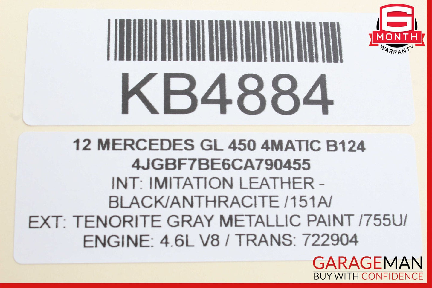 09-13 Mercedes GL450 ML550 GLK350 Left / Right Headrest Screen Monitor Display