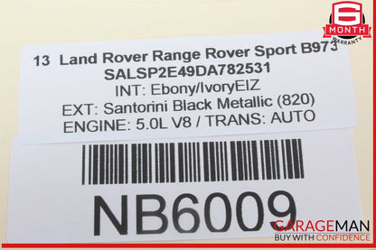 10-13 Land Rover Range Rover Sport Start Stop Push Button w/ Key Fob OEM