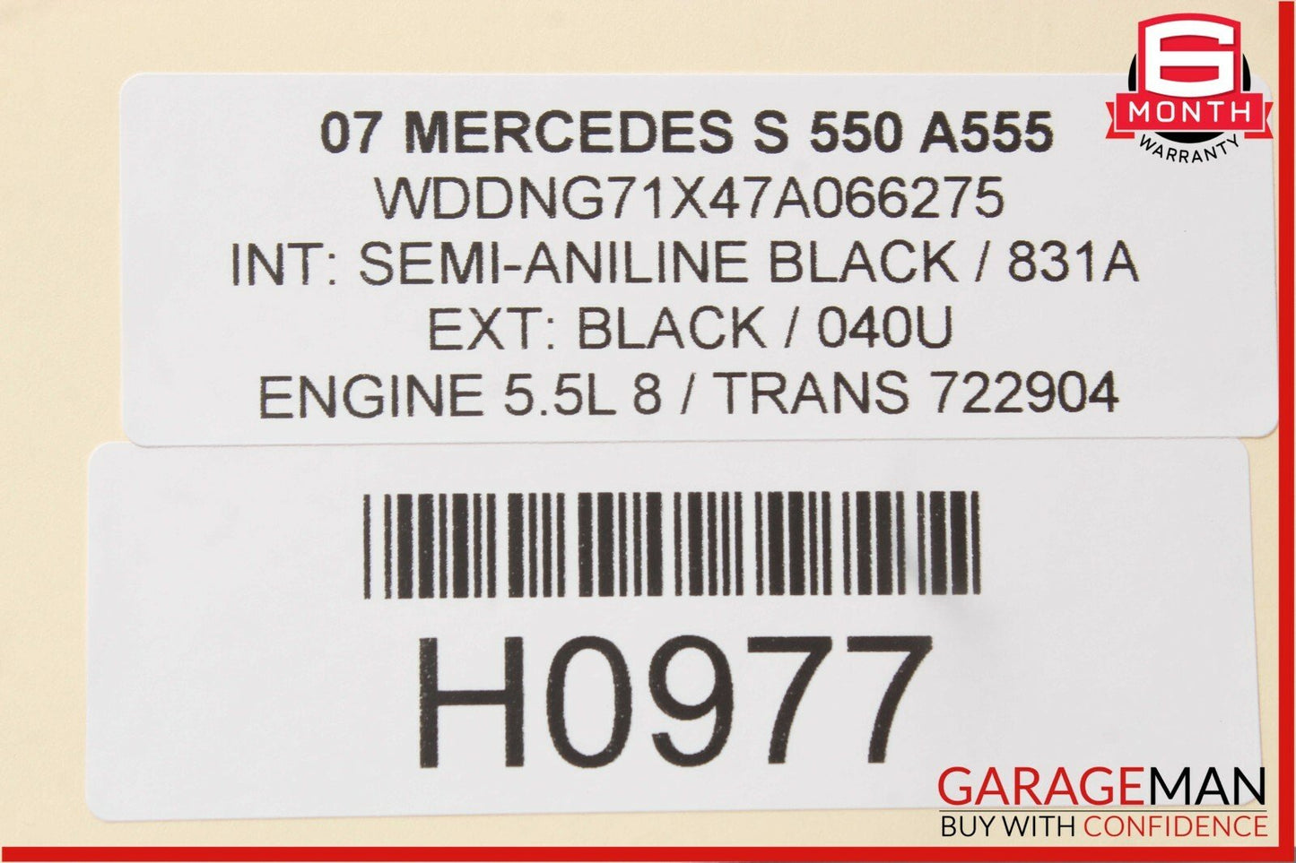 07-09 Mercedes W221 S550 CL600 Speedometer Odometer Instrument Cluster Gauge OEM