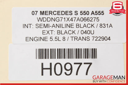 07-09 Mercedes W221 S550 CL600 Speedometer Odometer Instrument Cluster Gauge OEM