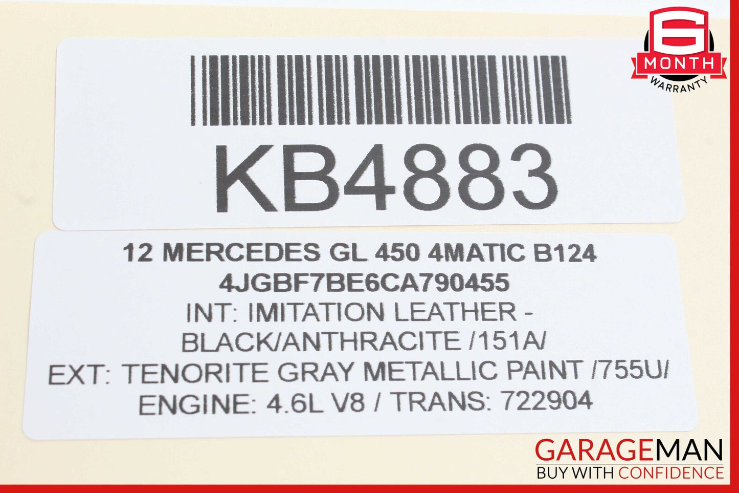09-13 Mercedes GL450 ML550 GLK350 Left / Right Headrest Screen Monitor Display