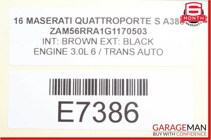 14-18 Maserati Quattroporte Front Left Driver Side Door Wire Harness Wiring OEM