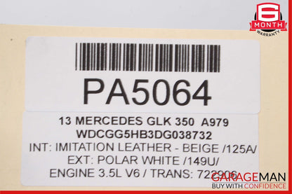 13-15 Mercedes X204 GLK350 RDW Automatic Transmission Assembly 722906 113k