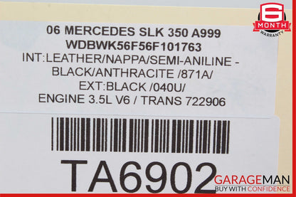 05-11 Mercedes R171 SLK350 Front Right Side Lower Control Arm