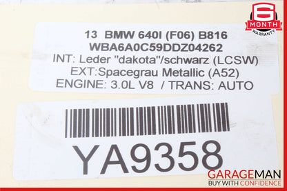12-19 BMW F06 640i 650i Front Left Side Wheel Carrier Spindle Knuckle Hub OEM