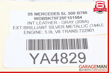03-08 Mercedes W230 SL500 CL55 AMG Car Navigation DVD CD Player GPS Harman OEM