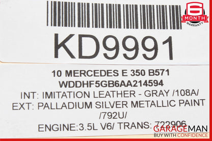 10-13 Mercedes W221 S400 E550 S65 AMG Active Lane Assist Front Camera 0009051600