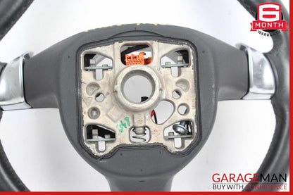 11-14 Porsche Cayenne 958 S Multifunction Steering Wheel Assembly Black OEM