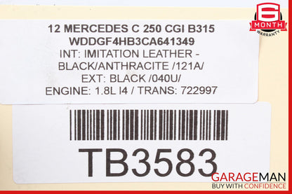 12-15 Mercedes W204 C250 SLK250 Engine Motor Wire Wiring Harness 2711508033 OEM