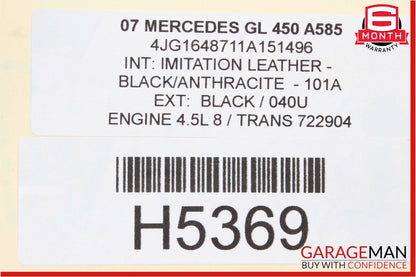 07-12 Mercedes X164 GL450 Right Side Running Board Rocker Panel Step