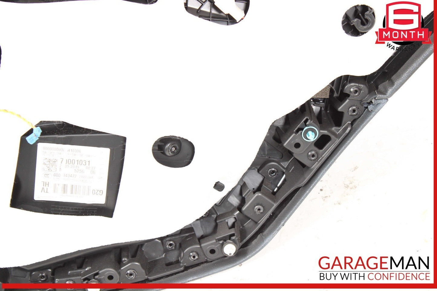 19-24 BMW M340i 330i G20 Rear Left Driver Side Door Cover Panel Black OEM