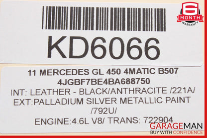 06-13 Mercedes X164 GL350 GL450 ML320 Rear Left Side Window Regulator Motor OEM