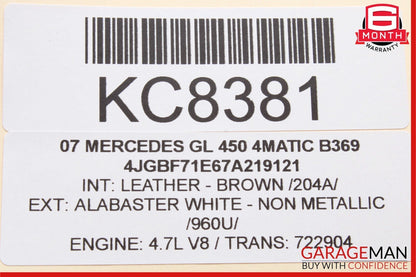 07-12 Mercedes X164 GL450 GL550 Third Seat Row Power Folding Control Module OEM