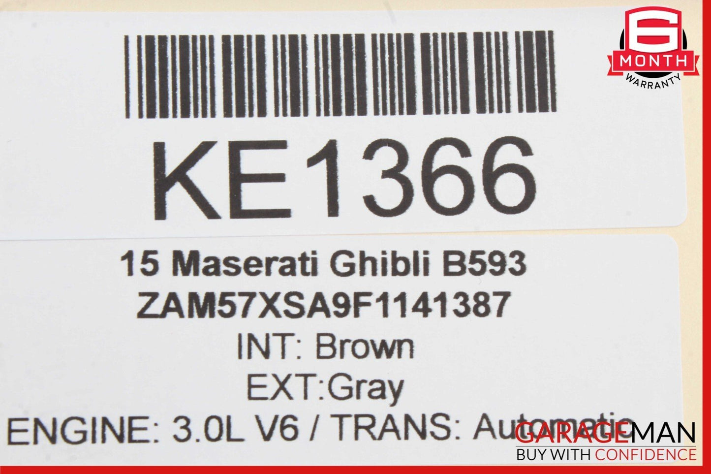 14-17 Maserati Ghibli Dashboard Dash Glove Box Storage Tray Compartment Assembly
