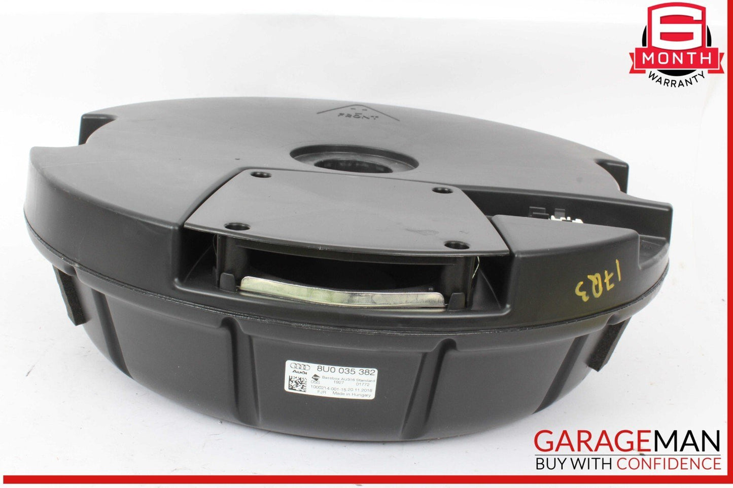15-18 Audi Q3 Quattro Rear Subwoofer Sub Woofer Speaker Bass Box 8U0035382 OEM