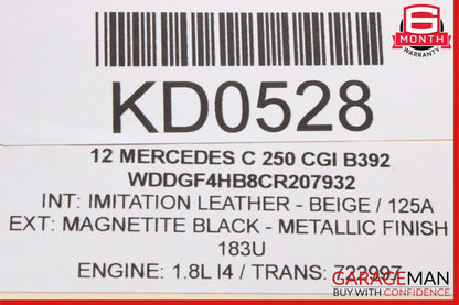 12-15 Mercedes W204 C250 SLK250 Engine Motor Valve Cover 2710161406 OEM