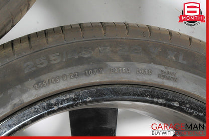 19-22 Rolls Royce Cullinan Complete Staggered 8.5x9.5 Wheel Tire Rim Set R22 OEM
