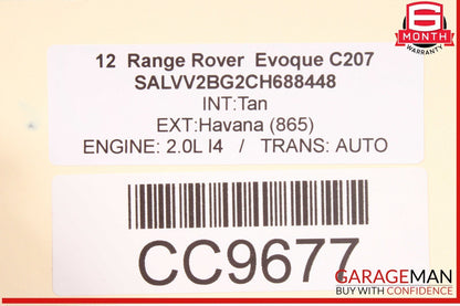 12-15 Land Rover Range Rover Evoque L538 Rear Differential Axle Carrier OEM