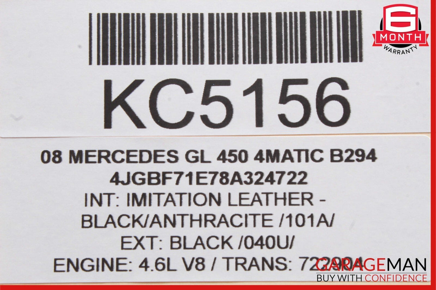 07-12 Mercedes X164 GL450 Rear 3rd Third Row Seat Power Folding Control Module