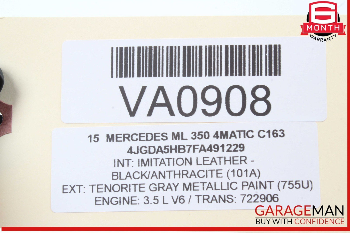 12-20 Mercedes W166 ML350 4MATIC CLA45 AMG Front Right Side Door Control Module