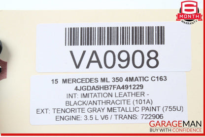 12-20 Mercedes W166 ML350 4MATIC CLA45 AMG Front Right Side Door Control Module