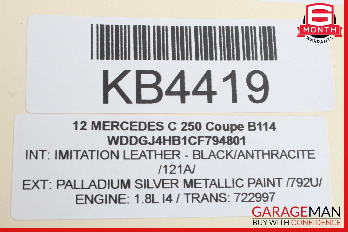 08-14 Mercedes W204 C300 C350 Front Left Side Door Lock Latch Actuator OEM