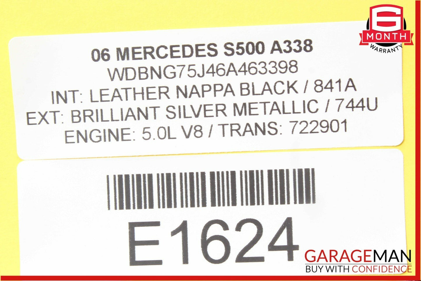 03-06 Mercedes W220 S500 S430 Headlight Head Lamp Control Module Unit 2208203685