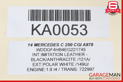 08-14 Mercedes W204 C250 C300 C63 AMG Gear Shift Shifter Selector Box RWD