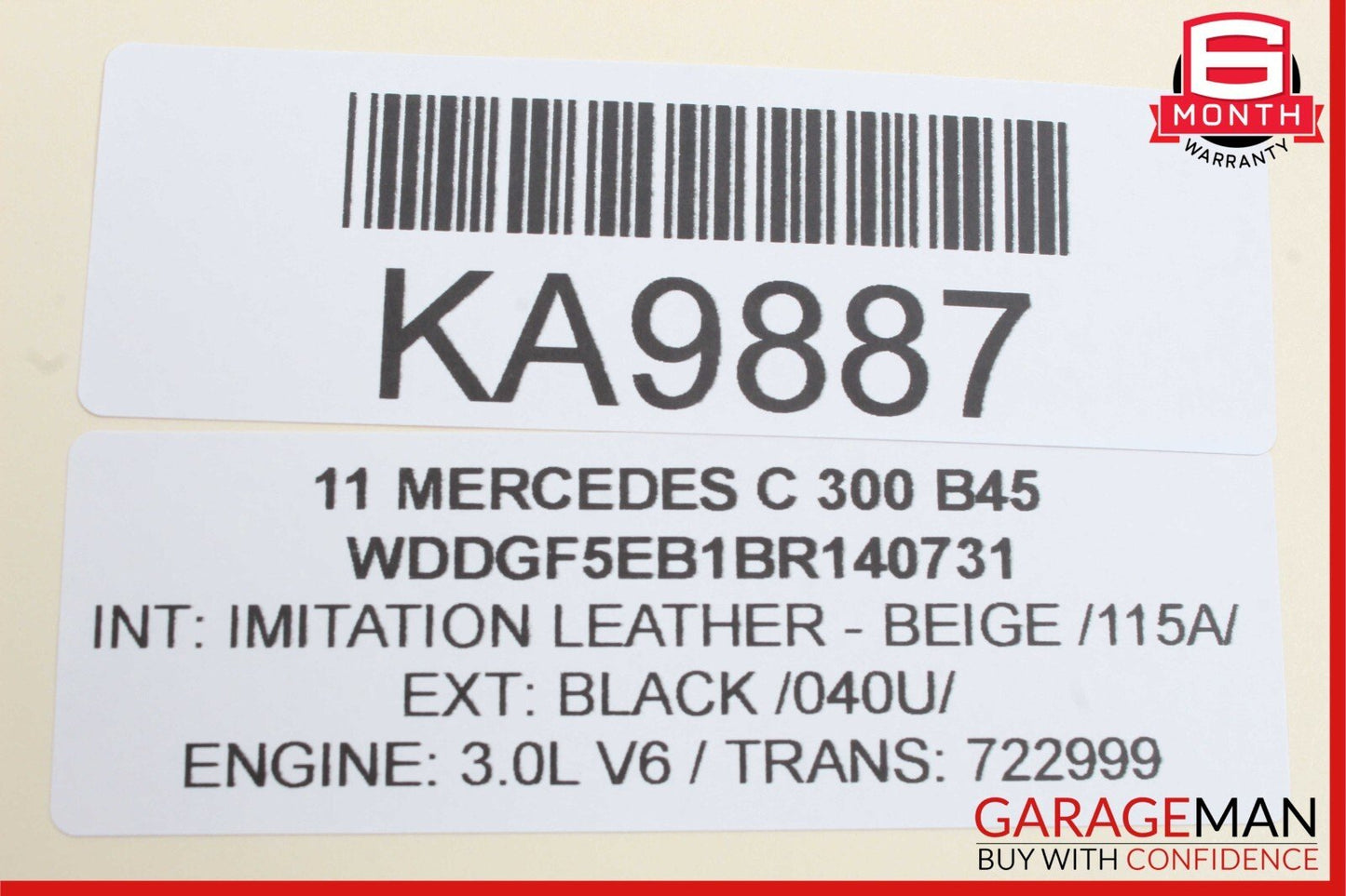 08-11 Mercedes W204 C300 Gear Shift Shifter Selector Indicator Boot Knob OEM