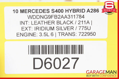 10-13 Mercedes W221 S400 Hybrid Center Dashboard Dash Trim Molding Panel Wood