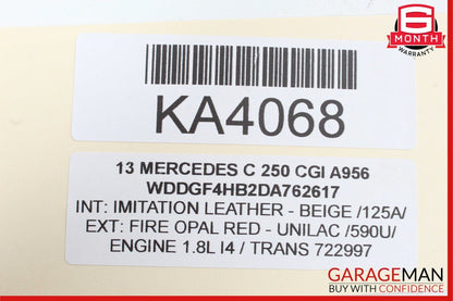 08-14 Mercedes W204 C250 C63 AMG E350 Front Right Door Lock Latch Actuator OEM