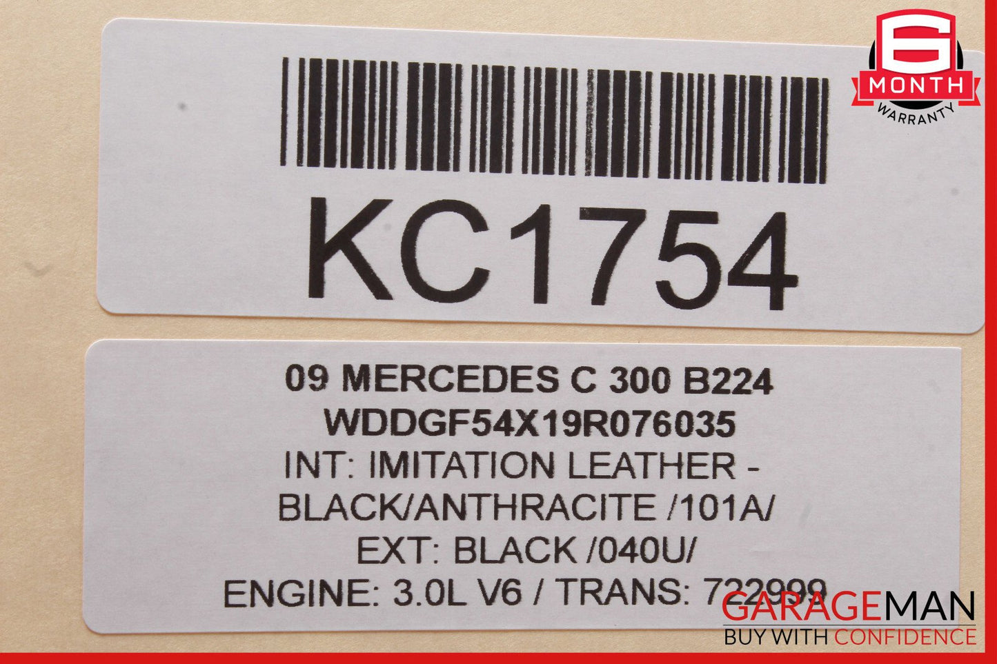 08-14 Mercedes W204 C300 C250 C350 Front Left Door Window Regulator Motor OEM