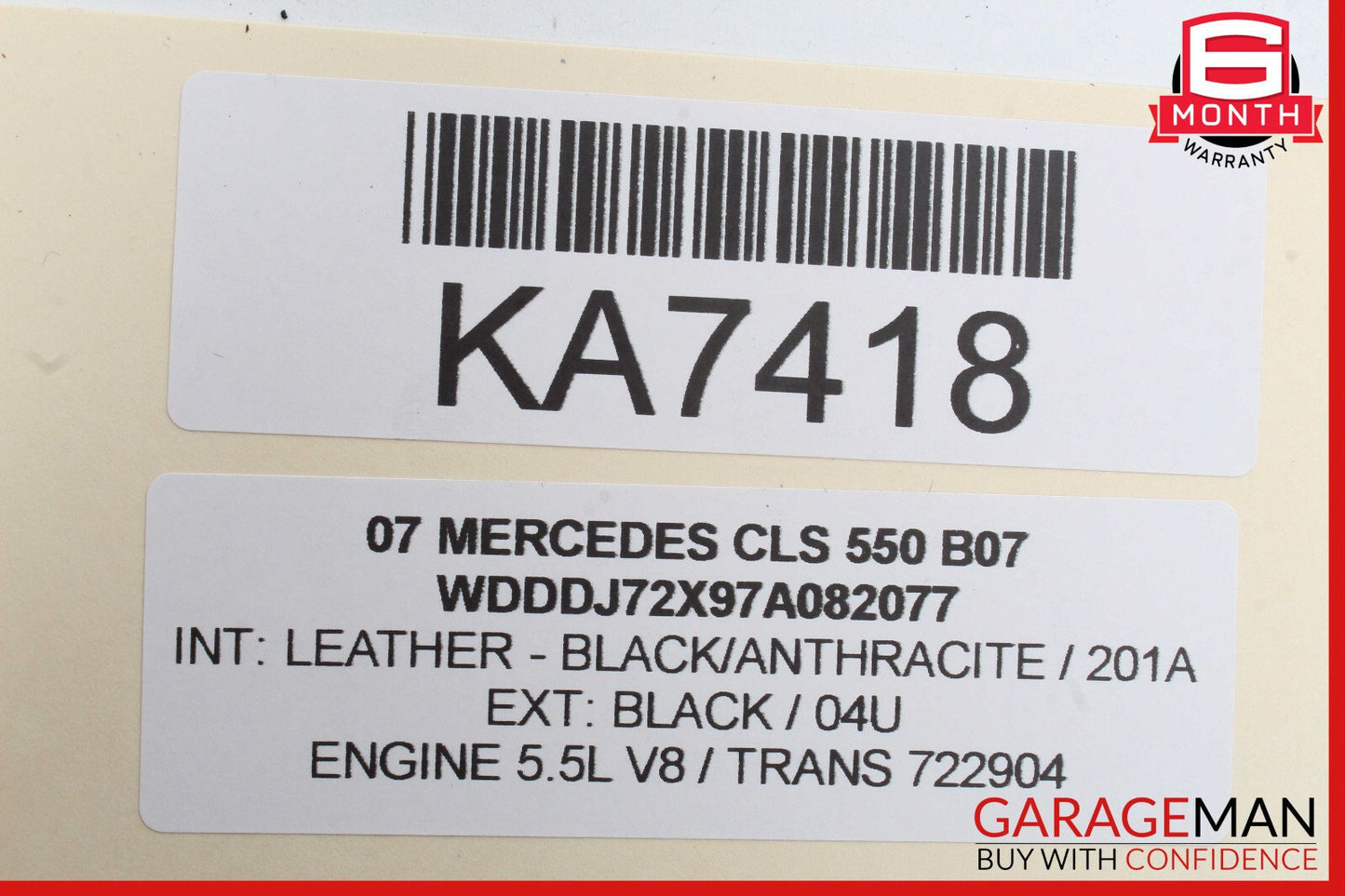 06-11 Mercedes W219 CLS550 Front Right Passenger Door Lock Latch Actuator OEM